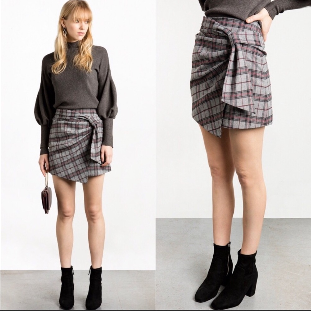Plaid skirt
